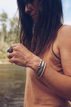 Load image into Gallery viewer, Salmon and Stars Cuff PRE-ORDERS