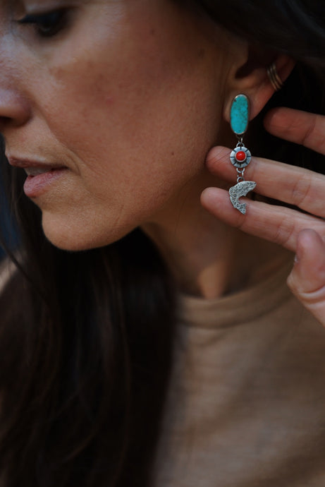 Trout Water Earrings