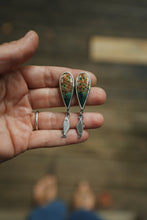 Load image into Gallery viewer, Morning Dew Jasper Fish Studs