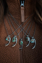 Load image into Gallery viewer, Antler and Stone Necklace