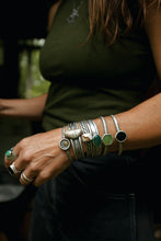 Load image into Gallery viewer, Green Onyx Cuff