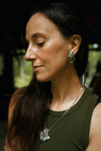 Load image into Gallery viewer, Fish and Stone Stud Earrings