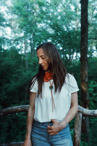 Sagebrush Hare Bolo Tie