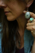 Load image into Gallery viewer, Repurposed Concho Earrings (kyanite)