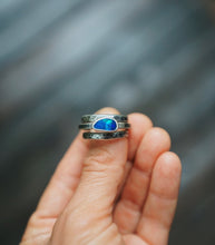 Load image into Gallery viewer, Australian Opal Stacker Ring set (size 9.5)