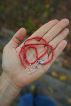 Load image into Gallery viewer, Red Bamboo Coral bead strand
