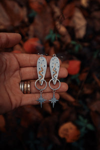 Snake Canyon on a Starry Night Earrings