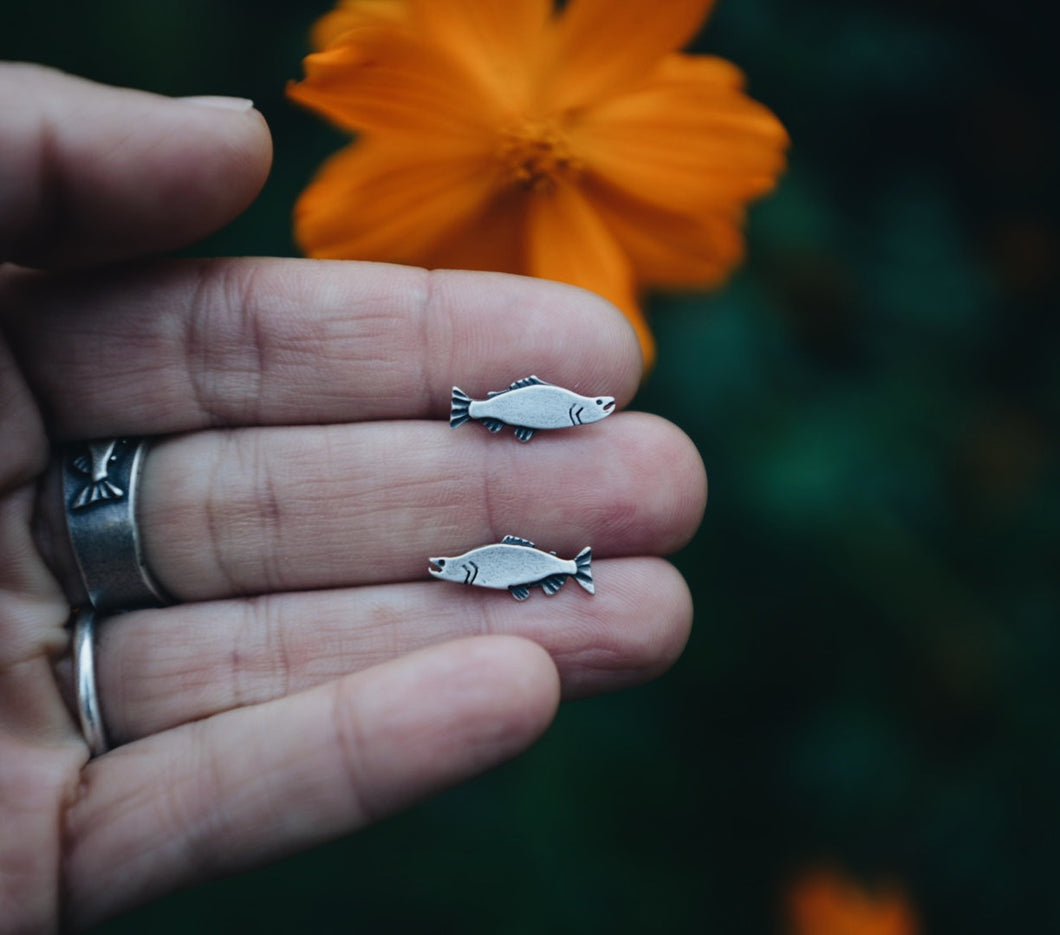 Spawning Salmon Studs PREORDER