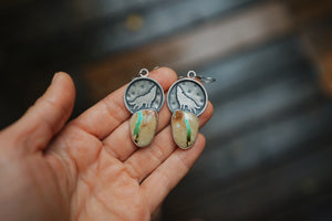 River at Night earrings