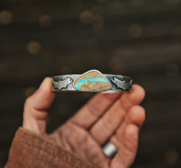 For the Love of Fishing Cuff