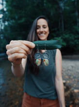 Load image into Gallery viewer, River at Night earrings