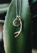 Load image into Gallery viewer, Antler and Stone Necklace