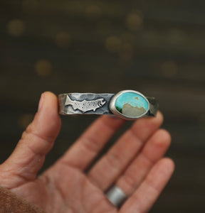 For the Love of Fishing Cuff