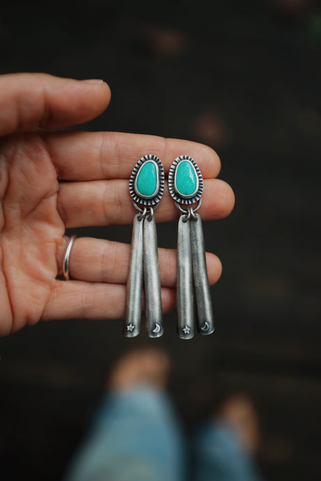 Moon and Stars Earrings