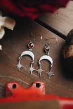 Load image into Gallery viewer, Celestial Garnet Earrings