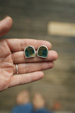 Load image into Gallery viewer, Morning Dew Jasper Studs