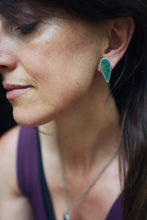 Load image into Gallery viewer, Morning Dew Jasper Studs