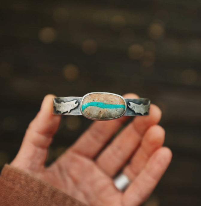 For the Love of Fishing Cuff