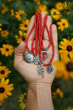 Load image into Gallery viewer, Beaded Necklaces with Sterling Silver Charm