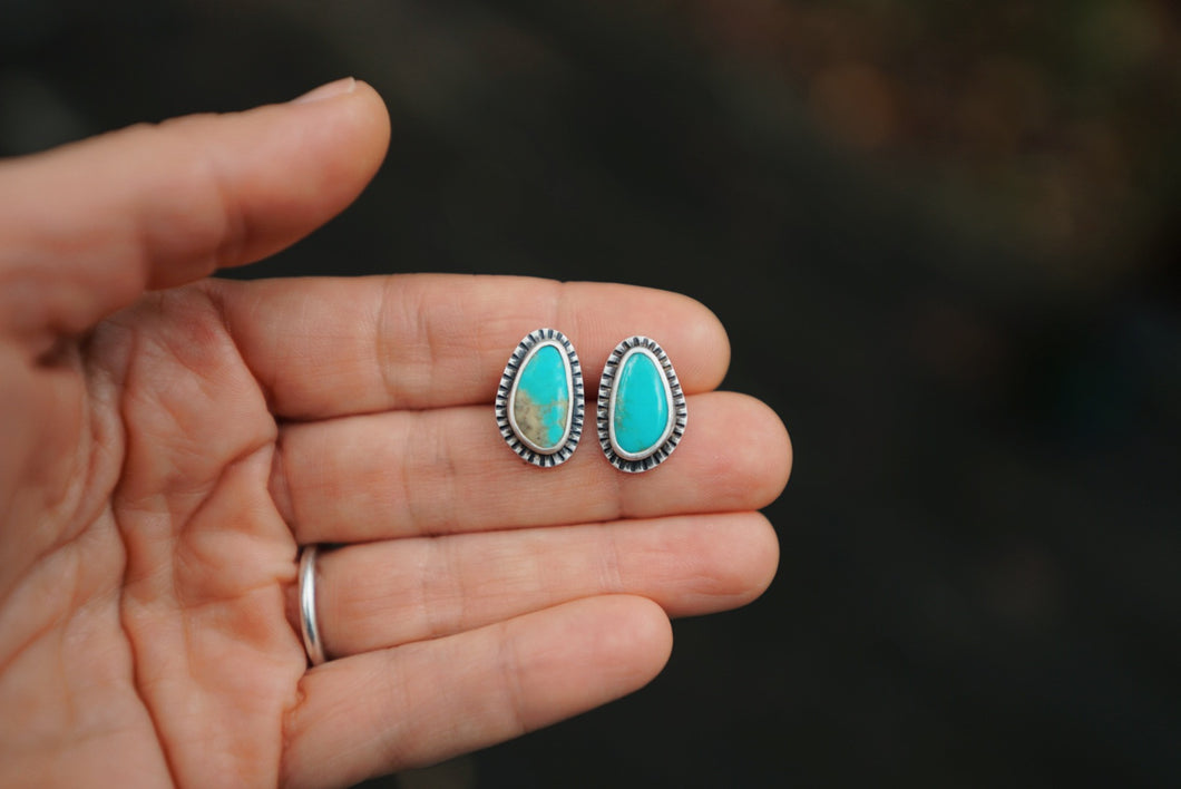 Blue Green Studs