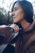 Load image into Gallery viewer, Green and Gold Ring