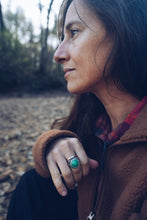 Load image into Gallery viewer, Green and Gold Ring