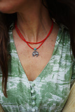 Load image into Gallery viewer, Rabbit Rabbit Red Coral Beaded Necklace