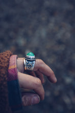 Load image into Gallery viewer, Green and Gold Ring