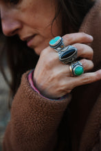 Load image into Gallery viewer, Black Wolf Ring