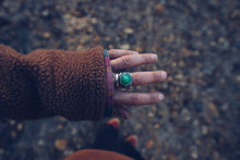 Load image into Gallery viewer, Green and Gold Ring