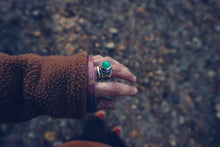 Load image into Gallery viewer, Green and Gold Ring