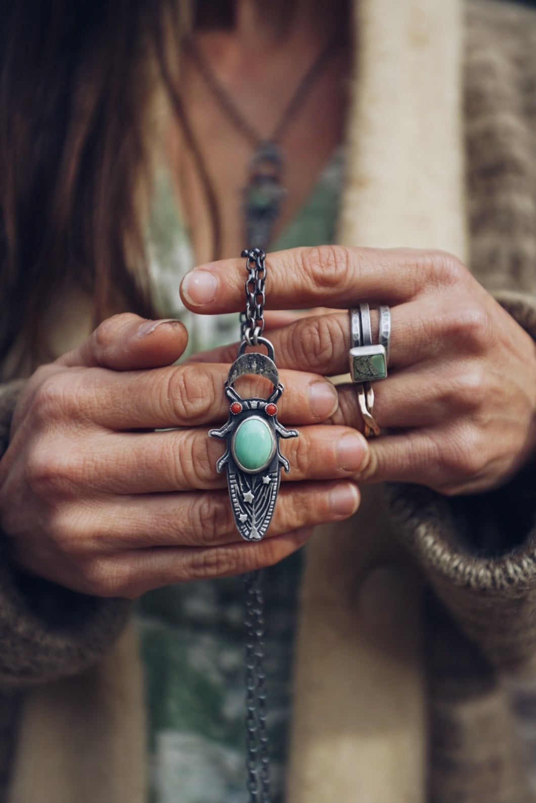 Periodical Cicada Necklace