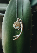 Load image into Gallery viewer, Antler and Stone Necklace