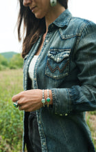 Load image into Gallery viewer, Aqua Chalcedony Cuff