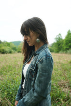 Load image into Gallery viewer, Repurposed Concho Earrings