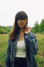 Load image into Gallery viewer, Repurposed Concho Earrings