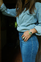 Load image into Gallery viewer, Green Onyx Cuff