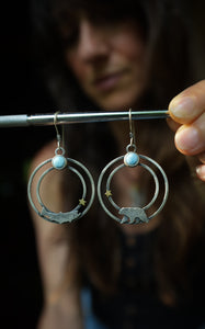 Bear Trout earrings
