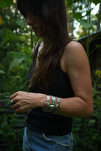 Load image into Gallery viewer, Wolf and Deer cuff