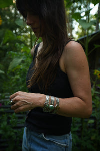 Wolf and Deer cuff