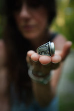 Load image into Gallery viewer, Wolf and Deer Ring