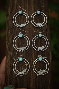Fox and the Hare Earrings