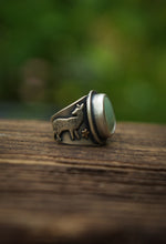 Load image into Gallery viewer, Wolf and Deer Ring