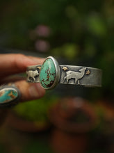 Load image into Gallery viewer, Wolf and Deer cuff