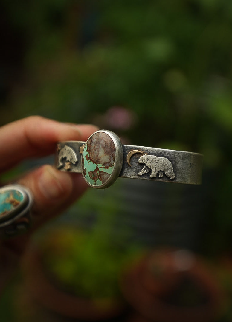 Bear and Trout cuff