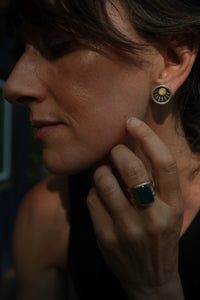 Green Onyx Ring