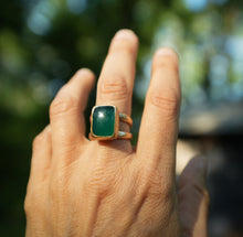 Load image into Gallery viewer, Green Onyx Ring