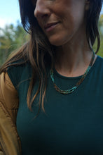 Load image into Gallery viewer, Triple Turquoise Bead Strand