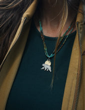 Load image into Gallery viewer, Triple Turquoise Bead Strand