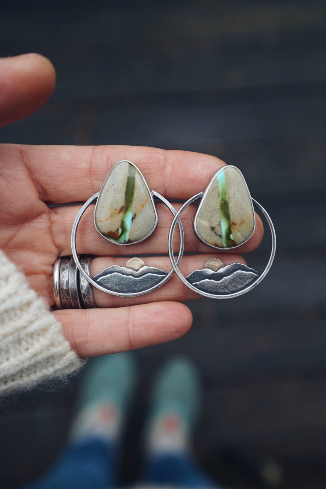 Mountains and Rivers Earrings